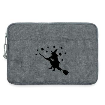 Hexe - Laptoptasche 13" - Grau meliert - Vorne