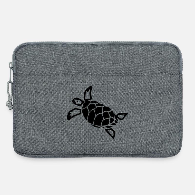 Schildkröte - Laptoptasche 13" - Grau meliert