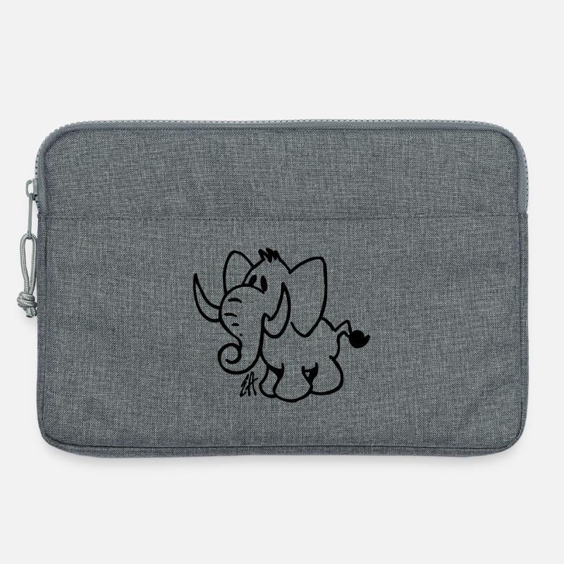 Elephant - Laptop bag 13" - heather grey