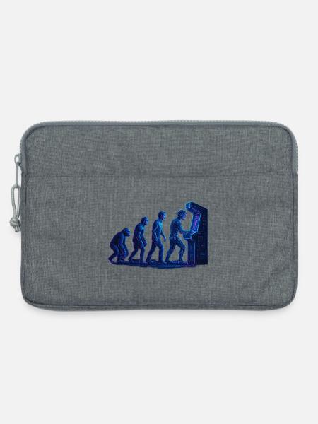 Arcade Menschliche Evolution - Laptoptasche 13" - Grau meliert