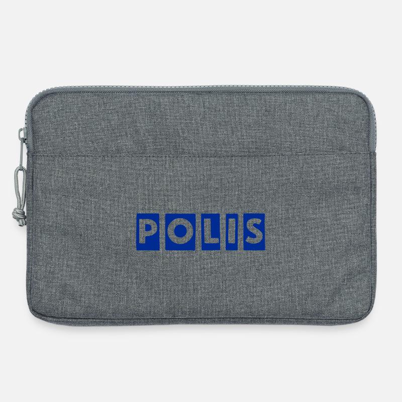 Polizei - Laptoptasche 13" - Grau meliert