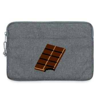 A chocolate bar - Laptop bag 13" - heather grey - Front