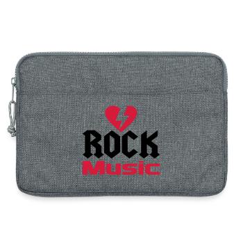 musik - Laptoptasche 13" - Grau meliert - Vorne