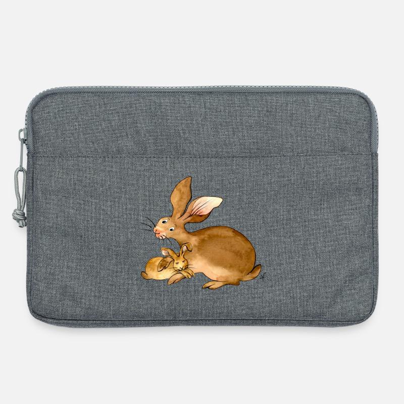 Ich möchte immer bei Dir bleiben - Laptoptasche 13" - Grau meliert