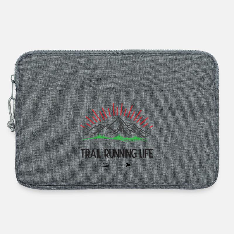 Trailrunning-Leben - Laptoptasche 13" - Grau meliert
