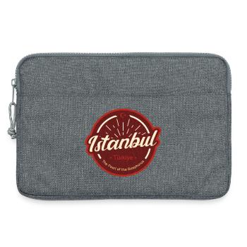 Istanbul – Perle des Bosporus - Laptoptasche 13" - Grau meliert - Vorne