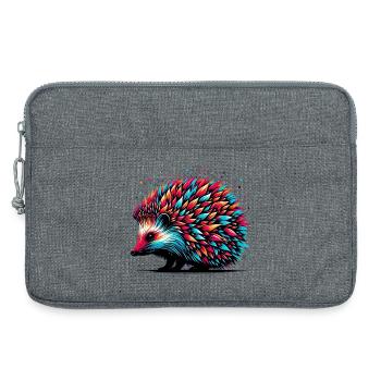Hérisson - Sacoche pour ordinateur portable 13 pouces - gris chiné - Devant