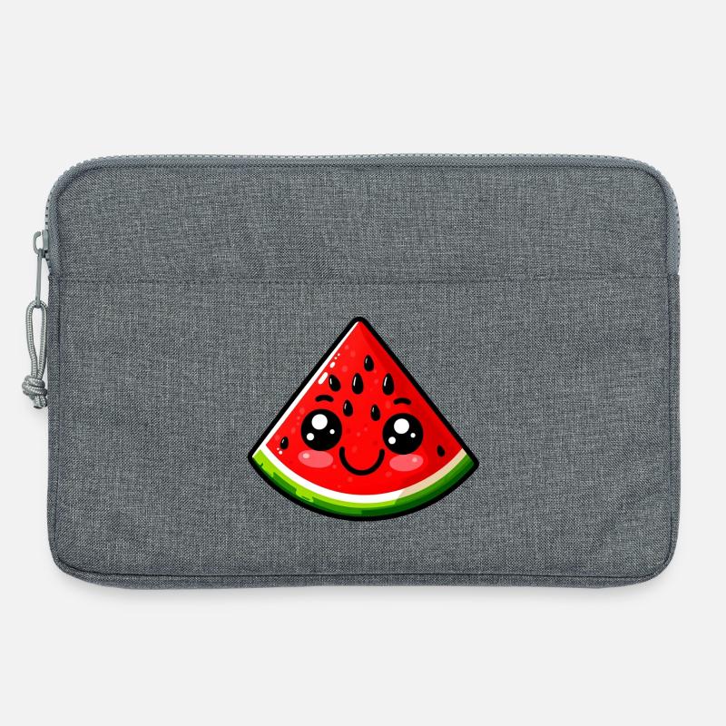 Wassermelone Wassermelonen - Laptoptasche 13" - Grau meliert
