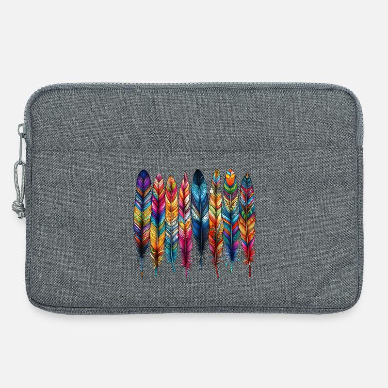 Feder - Laptoptasche 13" - Grau meliert