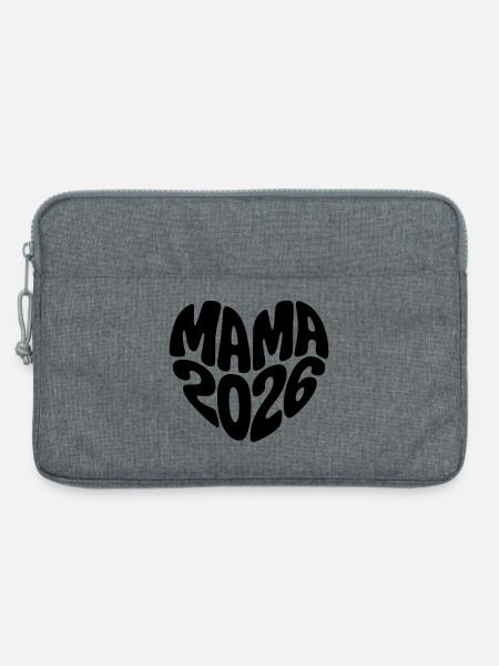 Mama 2026 - Laptoptasche 13" - Grau meliert
