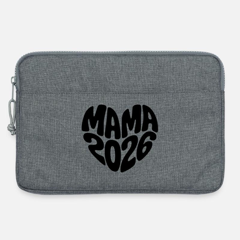 Mama 2026 - Laptoptasche 13" - Grau meliert