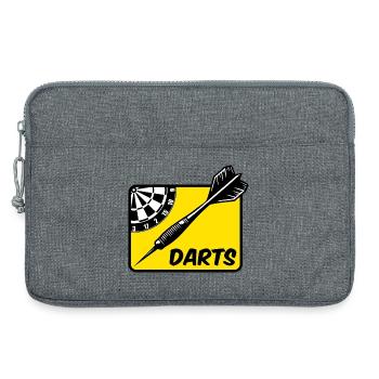 Dart,DartsDARTS - Laptoptasche 13" - Grau meliert - Vorne