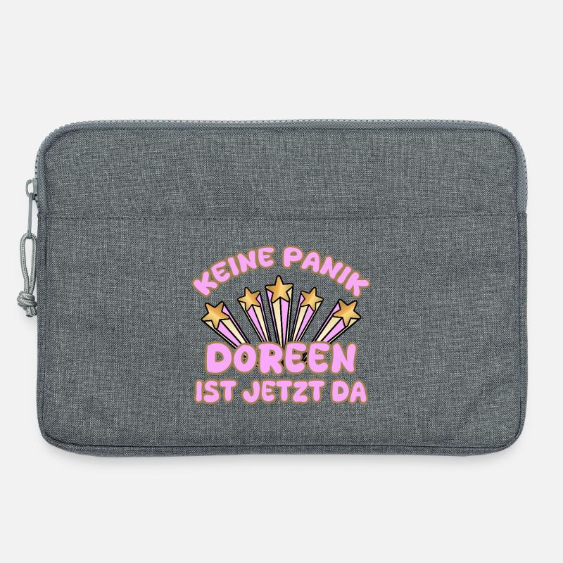 Doreen als Spruch - Laptoptasche 13" - Grau meliert