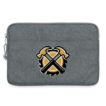 Zimmermann Hammer Logo - Laptop bag 13" - heather grey - Front