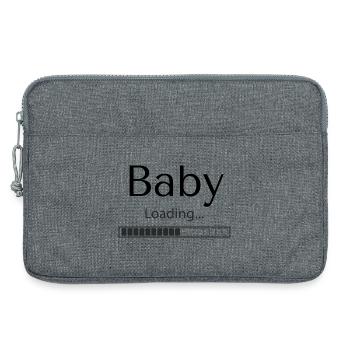 Baby loading - Laptoptasche 13" - Grau meliert - Vorne