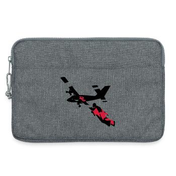 wingsuit_1 - Laptop bag 13" - heather grey - Front