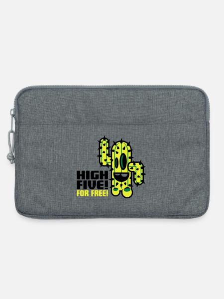 kaktus comic - Laptoptasche 13" - Grau meliert