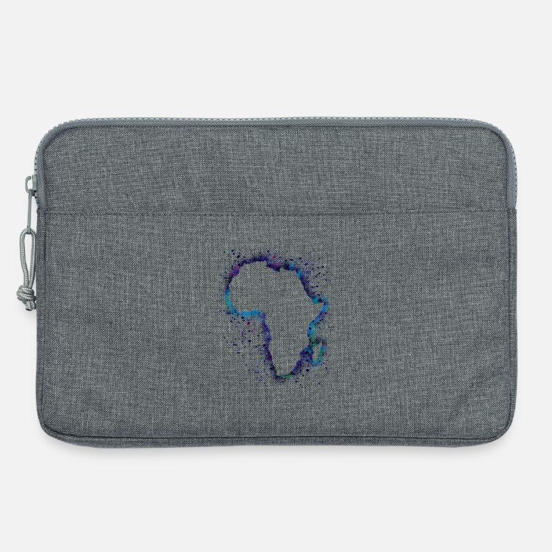 Afrika - Laptoptasche 13" - Grau meliert
