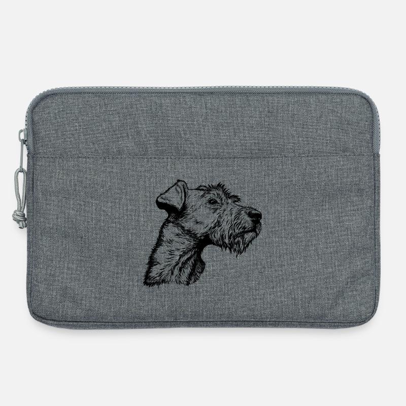 Irish Terrier Portrait - Laptoptasche 13" - Grau meliert