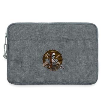 Vikingmaidavec bouclier - Sacoche pour ordinateur portable 13 pouces - gris chiné - Devant