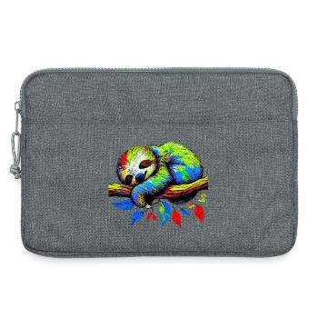 Faultier - Laptoptasche 13" - Grau meliert - Vorne