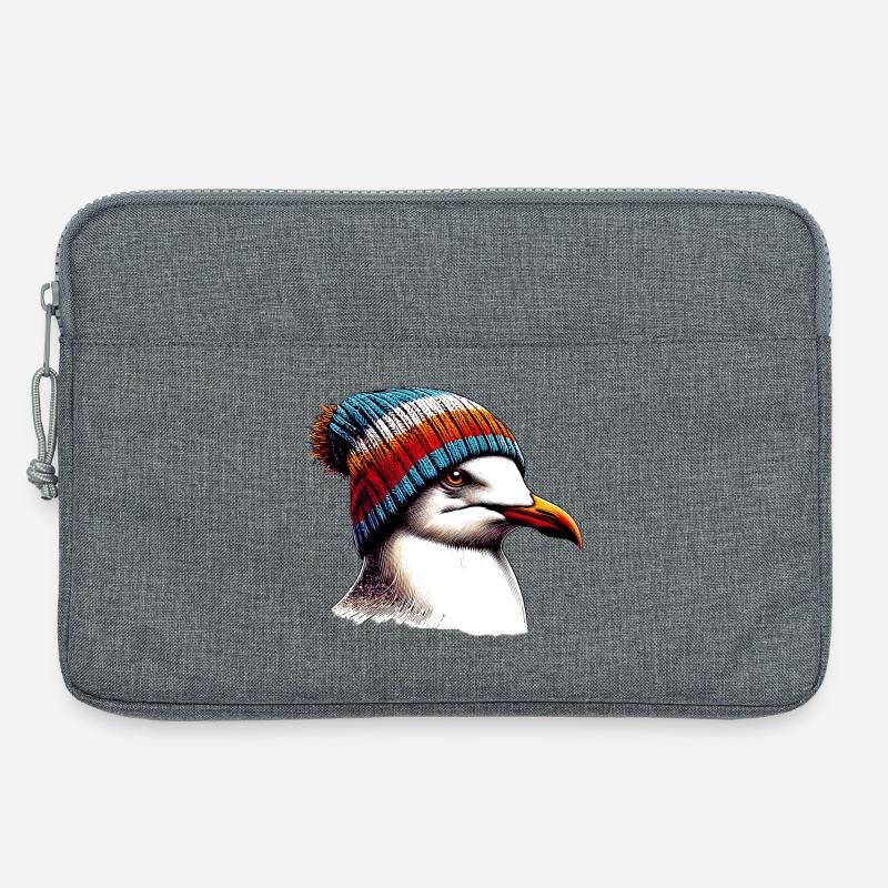 Möwe - Laptoptasche 13" - Grau meliert