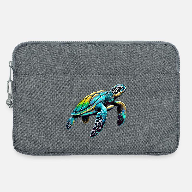 Schildkröte - Laptoptasche 13" - Grau meliert
