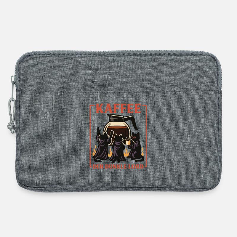 Kaffee Der Dunkle Lord - Laptoptasche 13" - Grau meliert