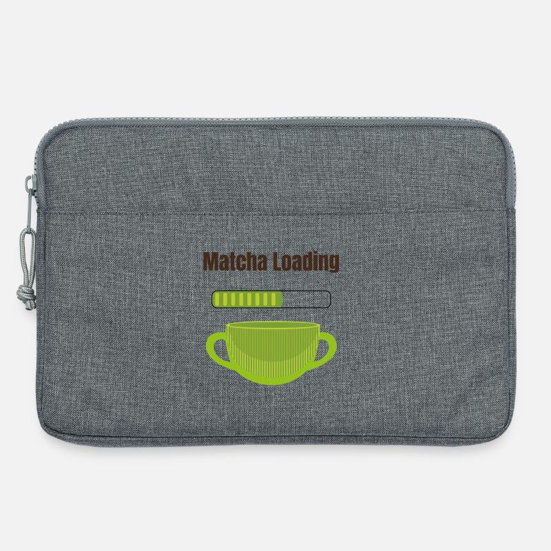 Matcha Loading - Laptoptasche 13" - Grau meliert