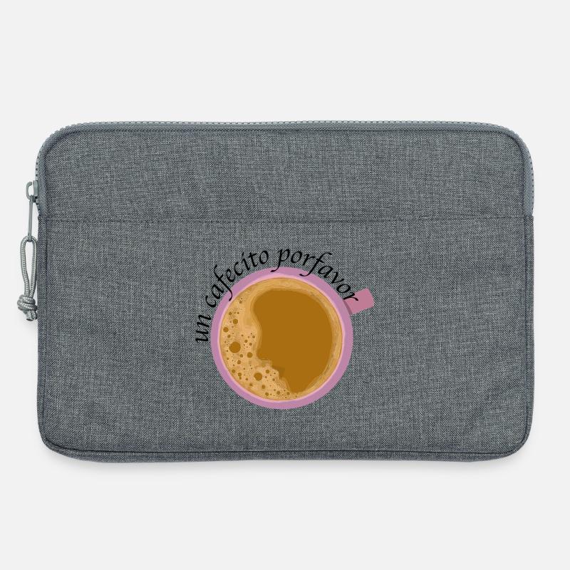 Coffee Lover - Laptoptasche 13" - Grau meliert
