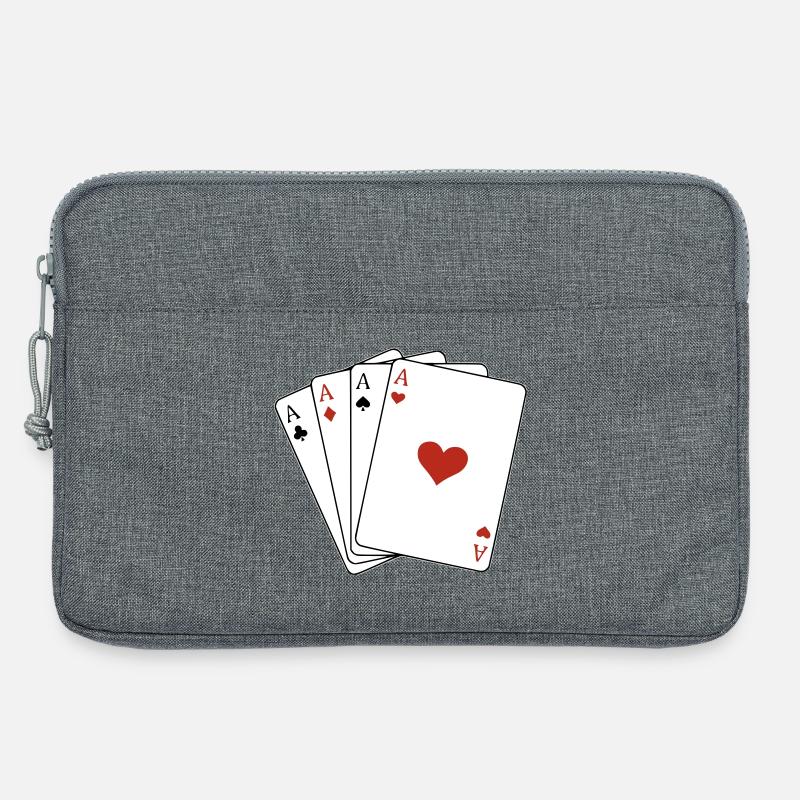 carré d'as - Laptoptasche 13" - Grau meliert