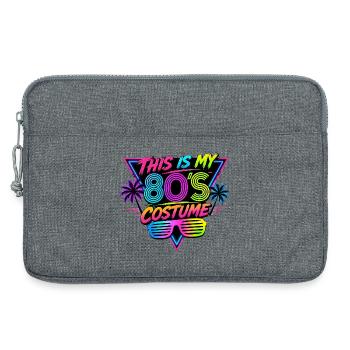 Mein 80er Kostüm Design - Laptoptasche 13" - Grau meliert - Vorne