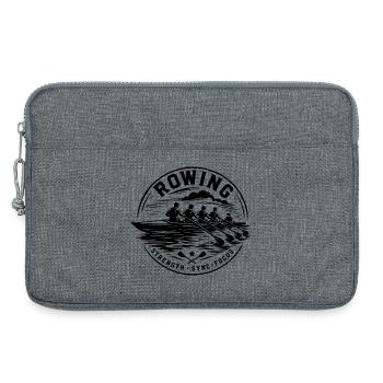 Rudern Team - Laptoptasche 13" - Grau meliert - Vorne