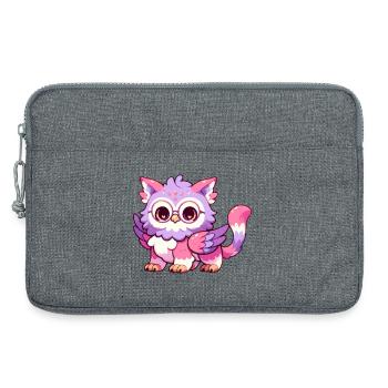 Chibi Nyx - Sacoche pour ordinateur portable 13 pouces - gris chiné - Devant