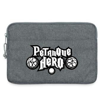 Petanque héro flex - Sacoche pour ordinateur portable 13 pouces - gris chiné - Devant