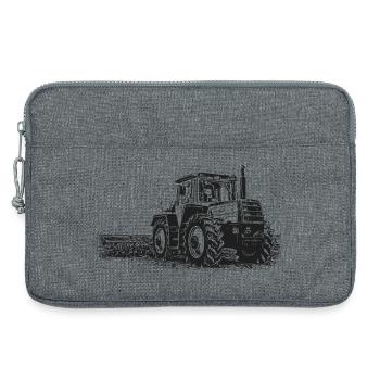 MB trac 1500 | Traktor - Laptoptasche 13" - Grau meliert - Vorne