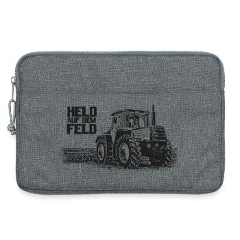 Held auf dem Feld | MB truck 1500 - Laptoptasche 13" - Grau meliert - Vorne
