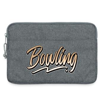 Bowling - Laptoptasche 13" - Grau meliert - Vorne