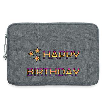 ALLES GUTE ZUM GEBURTSTAG. ALLES GUTE ZUM GEBURTSTAG. JAHRESTAG. - Laptoptasche 13" - Grau meliert - Vorne