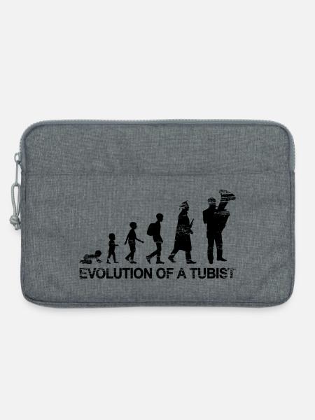 Evolution Of A Tubist - Laptoptasche 13" - Grau meliert