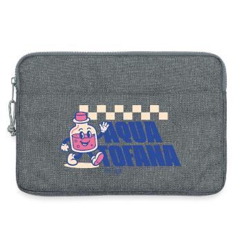 Aqua Tofana – Cute Retro Feminism - Laptop bag 13" - heather grey - Front