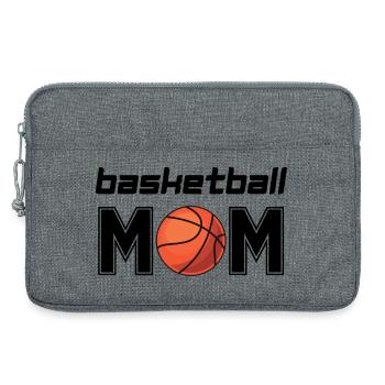 Basketball Mom - Laptop bag 13" - heather grey - Front