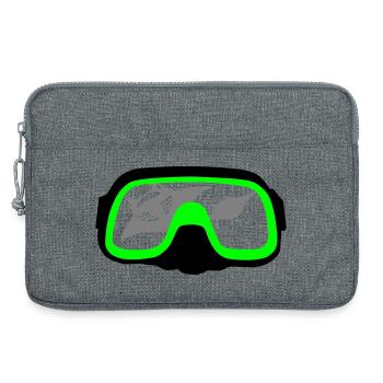 Lunettes de plongée - Sacoche pour ordinateur portable 13 pouces - gris chiné - Devant