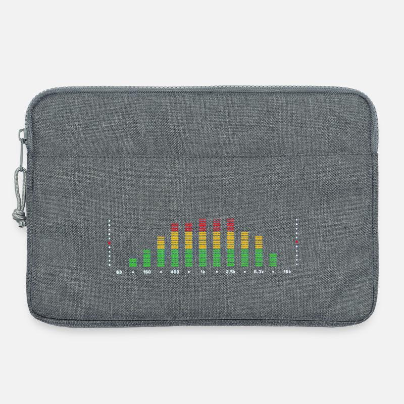 Rainbow Equalizer Pulse - Laptoptasche 13" - Grau meliert