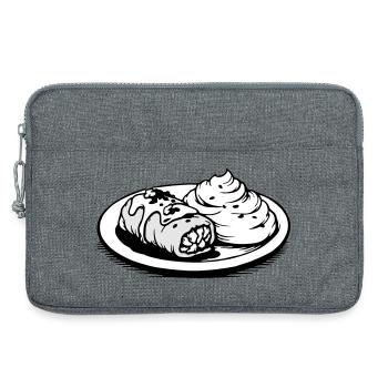 Golubzi cabbage wrap with mashed potatoes - Laptop bag 13" - heather grey - Front