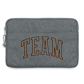 Team Outline - Laptop bag 13" - heather grey - Front