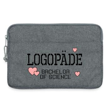Speech Therapist Bachelor's Degree in Speech Therapy - Laptop bag 13" - heather grey - Front