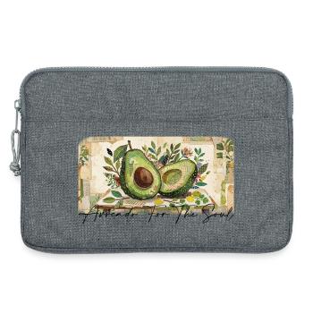 Avocat - Sacoche pour ordinateur portable 13 pouces - gris chiné - Devant