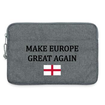 Rendre l’Europe Grande à Nouveau – Angleterre - Sacoche pour ordinateur portable 13 pouces - gris chiné - Devant