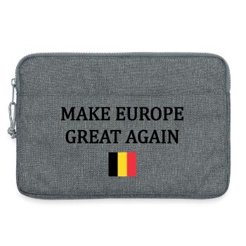 Mach Europa wieder großartig – Belgien - Laptoptasche 13" - Grau meliert - Vorne